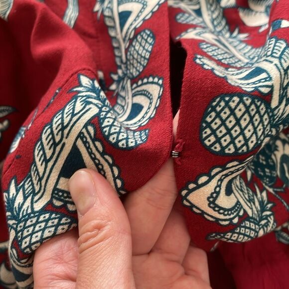 NWT FARM Rio Tropical Landing Mini Wrap Dress Women Size M - Picture 13 of 15